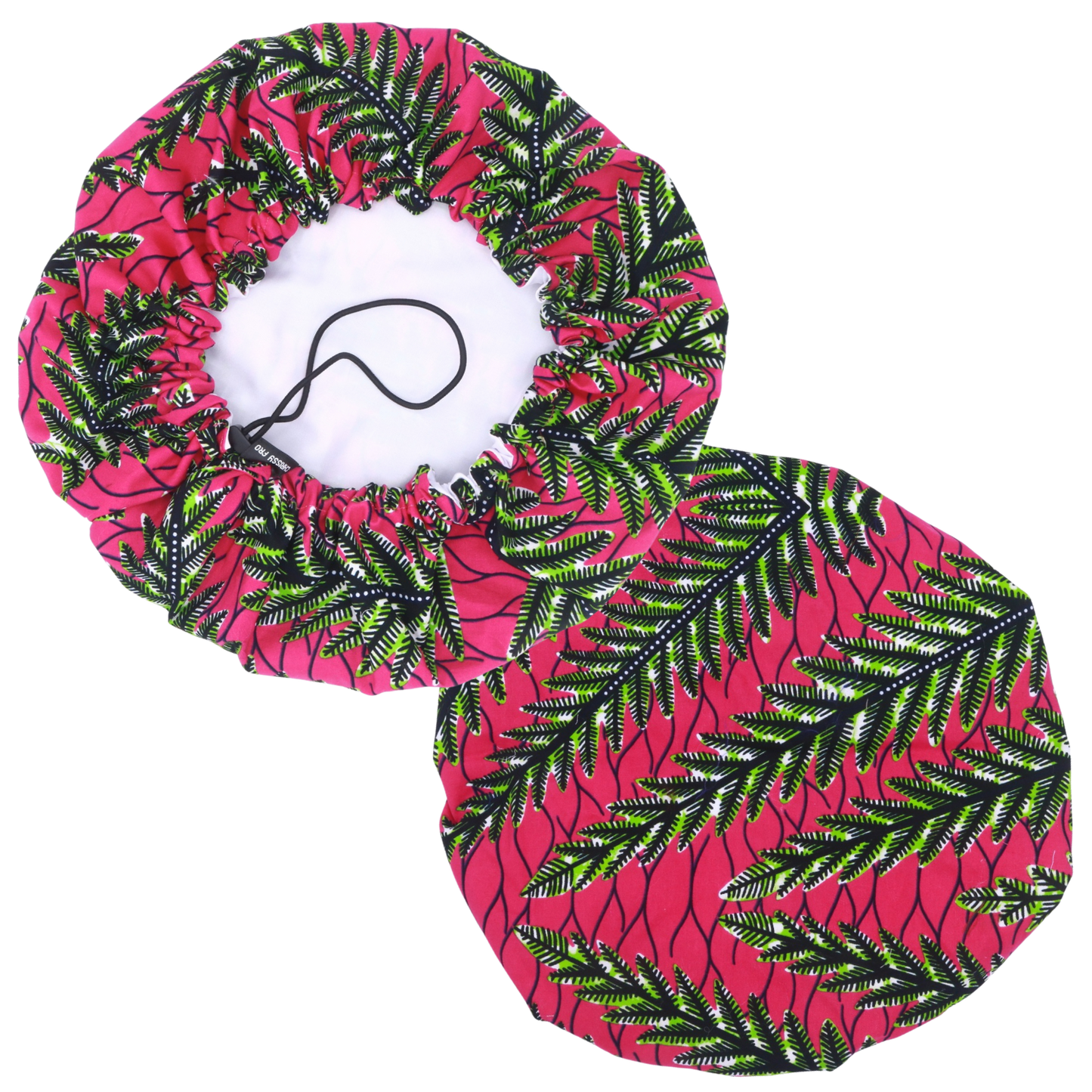 Bonnet en satin et wax rose réglable | Standard