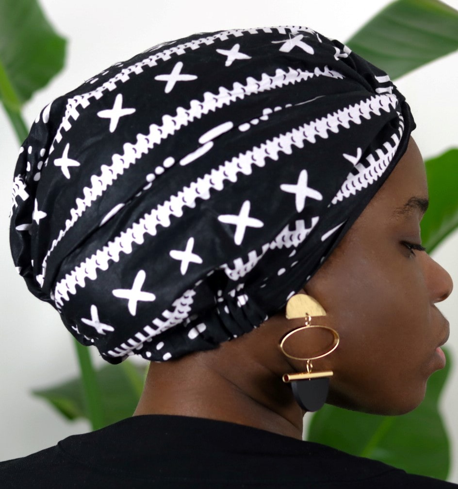 Un turban wax à enfiler