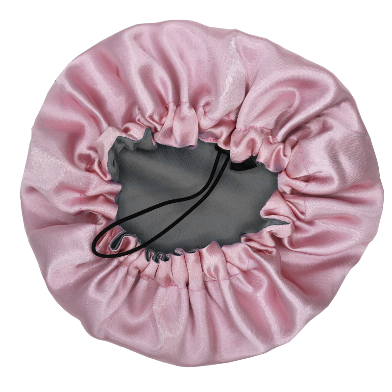PACK SAM |  Bonnet en satin, 2 chouchous + serviette microfibre